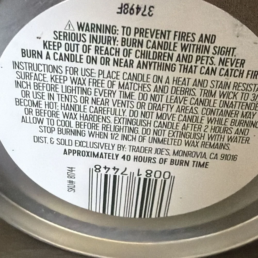 Trader Joe’s 2 Cans of Corn Soy Candle 9oz Sweet Cornbread Limited Seasonal NEW